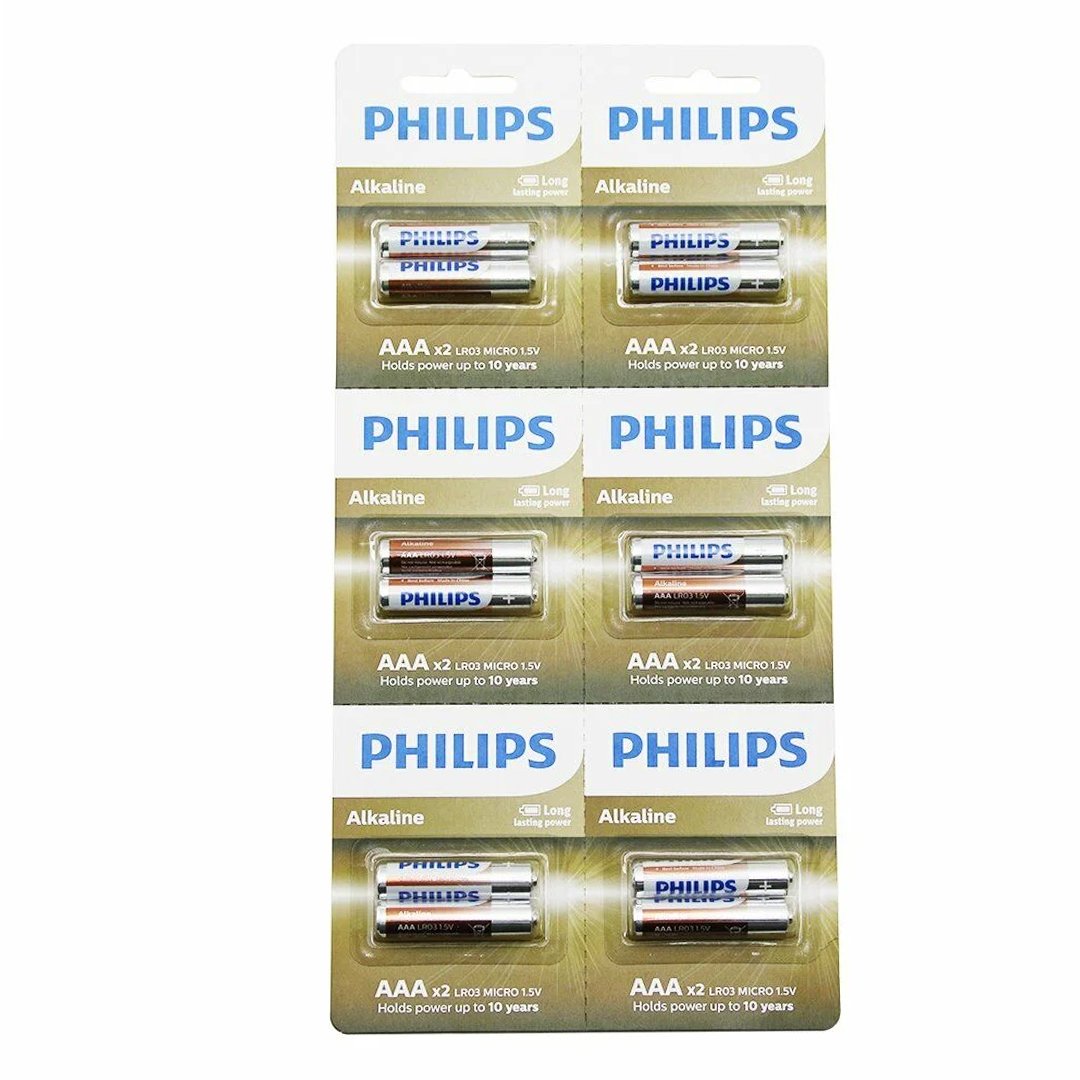 PHILIPS AAA ALKALİN İNCE KALEM PİL 12Lİ KARTELA (4707) PHILIPS AAA ALKALİN İNCE KALEM PİL 12Lİ KARTELA (4707)