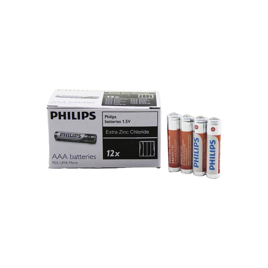PHILIPS İNCE - AAA - 1.5V PİL 48PCS (4707) PHILIPS İNCE - AAA - 1.5V PİL 48PCS (4707)