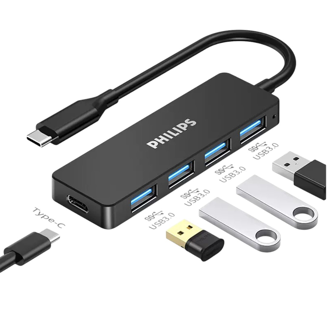 PHILIPS SWR1603G/93-0.2 TYPE-C TO 4XUSB 3.0 ÇOKLAYICI 20CM KABLOLU (4707) PHILIPS SWR1603G/93-0.2 TYPE-C TO 4XUSB 3.0 ÇOKLAYICI 20CM KABLOLU (4707)