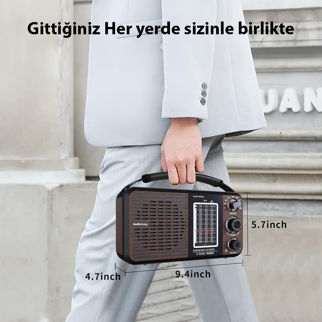 PORTATİF RADYO FM-USB-SD/MMC-AUX (88-108 FM FREKANS ARALIĞI) (4707) PORTATİF RADYO FM-USB-SD/MMC-AUX (88-108 FM FREKANS ARALIĞI) (4707)