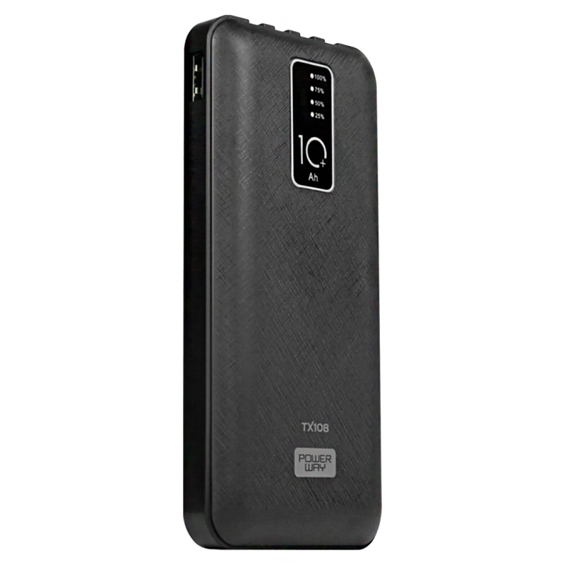 POWERWAY TX108 10000 MAH SİYAH GÖSTERGELİ EKSTRA KABLOLU 4 ÇIKIŞLI POWERBANK (4707) POWERWAY TX108 10000 MAH SİYAH GÖSTERGELİ EKSTRA KABLOLU 4 ÇIKIŞLI POWERBANK (4707)