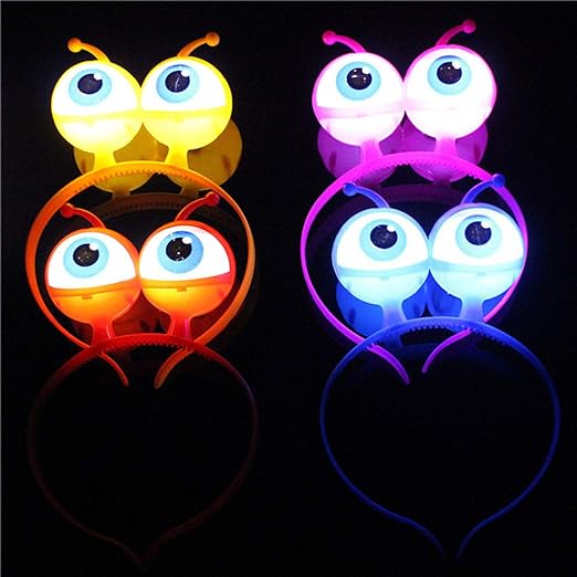 Rengarenk 3 Farklı Fonksiyonda Yanan Led Işıklı Uzaylı Göz Taç 1 Adet 18x12 cm (4707) Rengarenk 3 Farklı Fonksiyonda Yanan Led Işıklı Uzaylı Göz Taç 1 Adet 18x12 cm (4707)