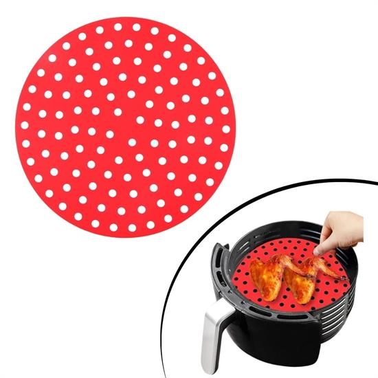Renkli Isıya Dayanıklı Yıkanılabilir Silikon Fırın Ve Airfryer Yuvarlak Pişirme Matı 20 Cm (4707) Renkli Isıya Dayanıklı Yıkanılabilir Silikon Fırın Ve Airfryer Yuvarlak Pişirme Matı 20 Cm (4707)