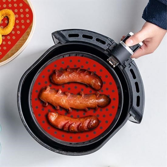 Renkli Isıya Dayanıklı Yıkanılabilir Silikon Fırın Ve Airfryer Yuvarlak Pişirme Matı 23 Cm (4707) Renkli Isıya Dayanıklı Yıkanılabilir Silikon Fırın Ve Airfryer Yuvarlak Pişirme Matı 23 Cm (4707)