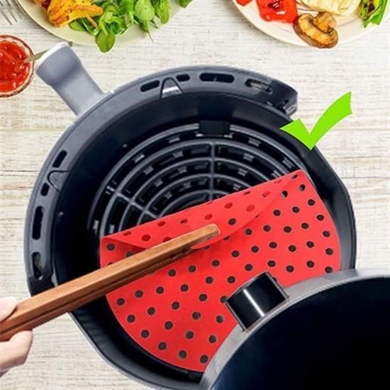 Renkli Isıya Dayanıklı Yıkanılabilir Silikon Fırın Ve Airfryer Yuvarlak Pişirme Matı 23 Cm (4707) Renkli Isıya Dayanıklı Yıkanılabilir Silikon Fırın Ve Airfryer Yuvarlak Pişirme Matı 23 Cm (4707)
