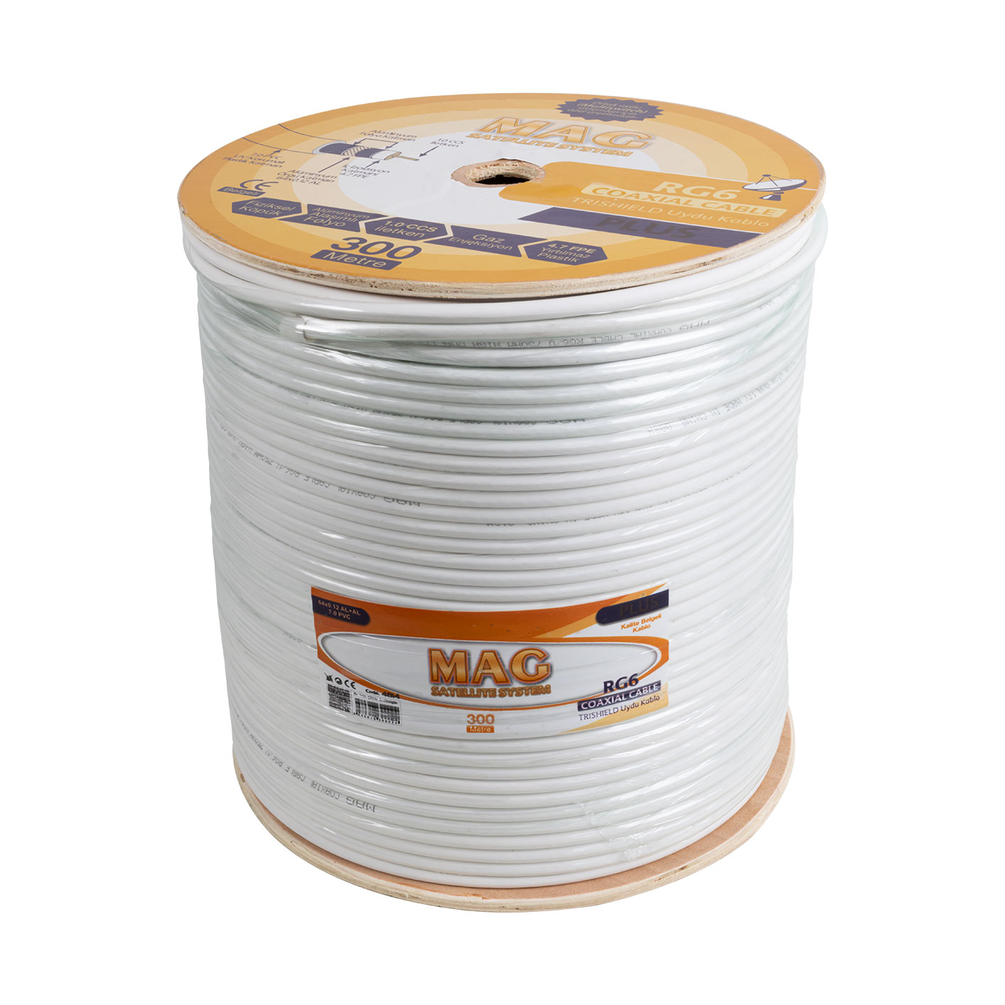 RG6/U4 TRISHEILD ANTEN KABLOSU (300 METRE) (4707) RG6/U4 TRISHEILD ANTEN KABLOSU (300 METRE) (4707)