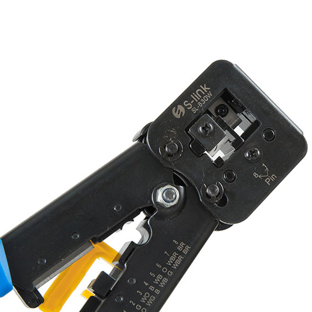 RJ45/RJ11 YENİ NESİL AÇIK UÇLU EZ RJ45 İKİLİ PENSE SL-830W (4707) RJ45/RJ11 YENİ NESİL AÇIK UÇLU EZ RJ45 İKİLİ PENSE SL-830W (4707)