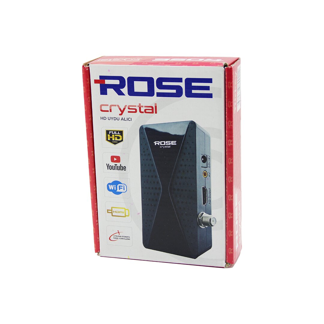 ROSE CRYSTAL FULL HD UYDU ALICISI 1080P - HDMI - WİFİ - AV - YOUTUBE (4707) ROSE CRYSTAL FULL HD UYDU ALICISI 1080P - HDMI - WİFİ - AV - YOUTUBE (4707)