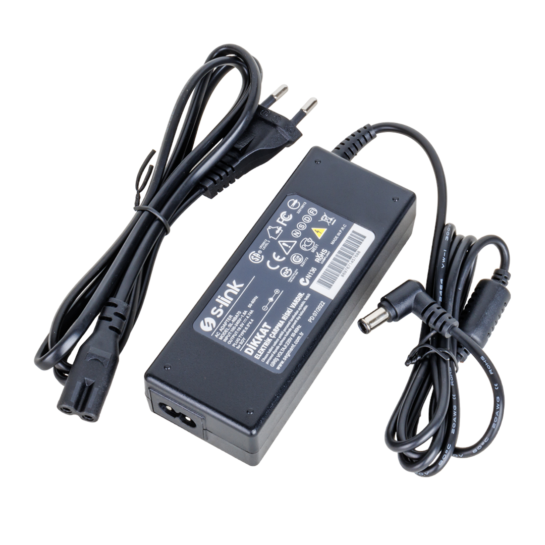S-LINK SL-NBA70 90W 19.5 VOLT 4.74 AMPER 6.5X4.4 UÇLU SONY NOTEBOOK ADAPTÖR (SAMSUNG LED TV) (4707) S-LINK SL-NBA70 90W 19.5 VOLT 4.74 AMPER 6.5X4.4 UÇLU SONY NOTEBOOK ADAPTÖR (SAMSUNG LED TV) (4707)