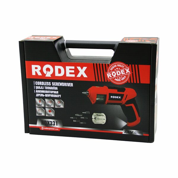 ŞARJÖRLÜ MODEL 12PCS BİTS UÇ ŞARJLI VİDALAMA- TORNAVİDA RPM 2303.6V DC-1.5A Lİ-ION1/4 İNÇ 6.35MMPLS.ÇANTA RDX-331 (4707) ŞARJÖRLÜ MODEL 12PCS BİTS UÇ ŞARJLI VİDALAMA- TORNAVİDA RPM 2303.6V DC-1.5A Lİ-ION1/4 İNÇ 6.35MMPLS.ÇANTA RDX-331 (4707)