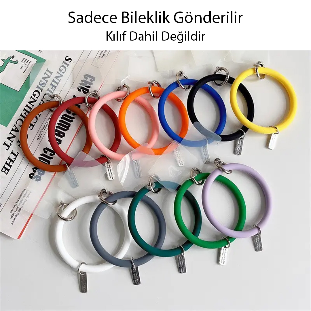 SLİKON TELEFON TUTUCU BİLEKLİK (4707) SLİKON TELEFON TUTUCU BİLEKLİK (4707)