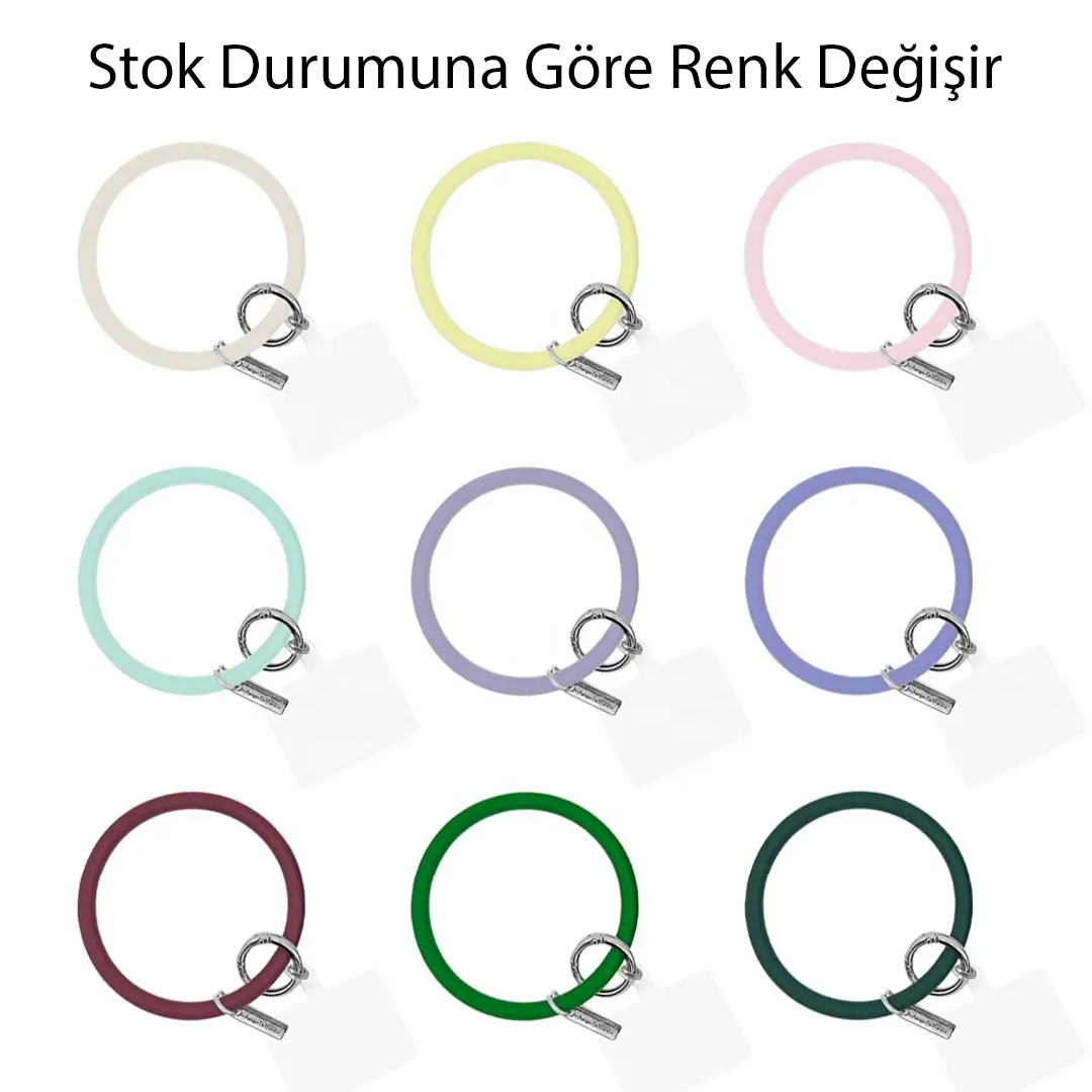 SLİKON TELEFON TUTUCU BİLEKLİK (4707) SLİKON TELEFON TUTUCU BİLEKLİK (4707)