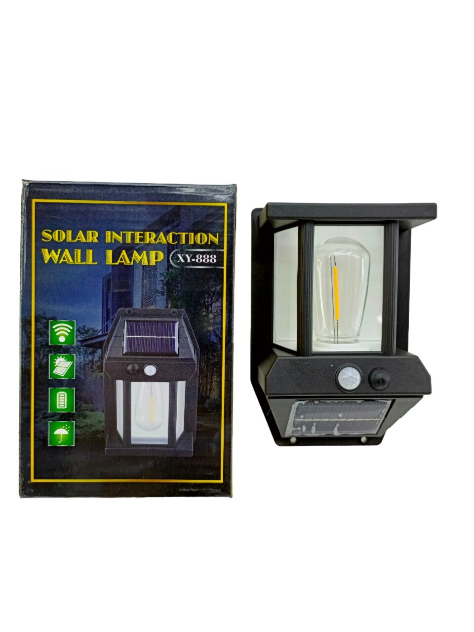 SOLAR - SENSÖRLÜ APLİK DUVAR LAMBASI DIŞ MEKAN 5.5V - 1W - 1800mAh (4707) SOLAR - SENSÖRLÜ APLİK DUVAR LAMBASI DIŞ MEKAN 5.5V - 1W - 1800mAh (4707)