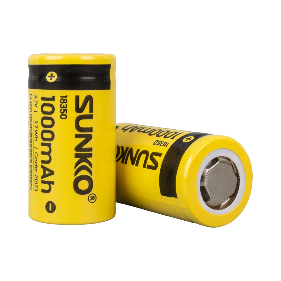 SUNKKO 3.7 VOLT 1000 MAH 18350 ŞARJ EDİLEBİLİR PİL (TEKLİ) (4707) SUNKKO 3.7 VOLT 1000 MAH 18350 ŞARJ EDİLEBİLİR PİL (TEKLİ) (4707)