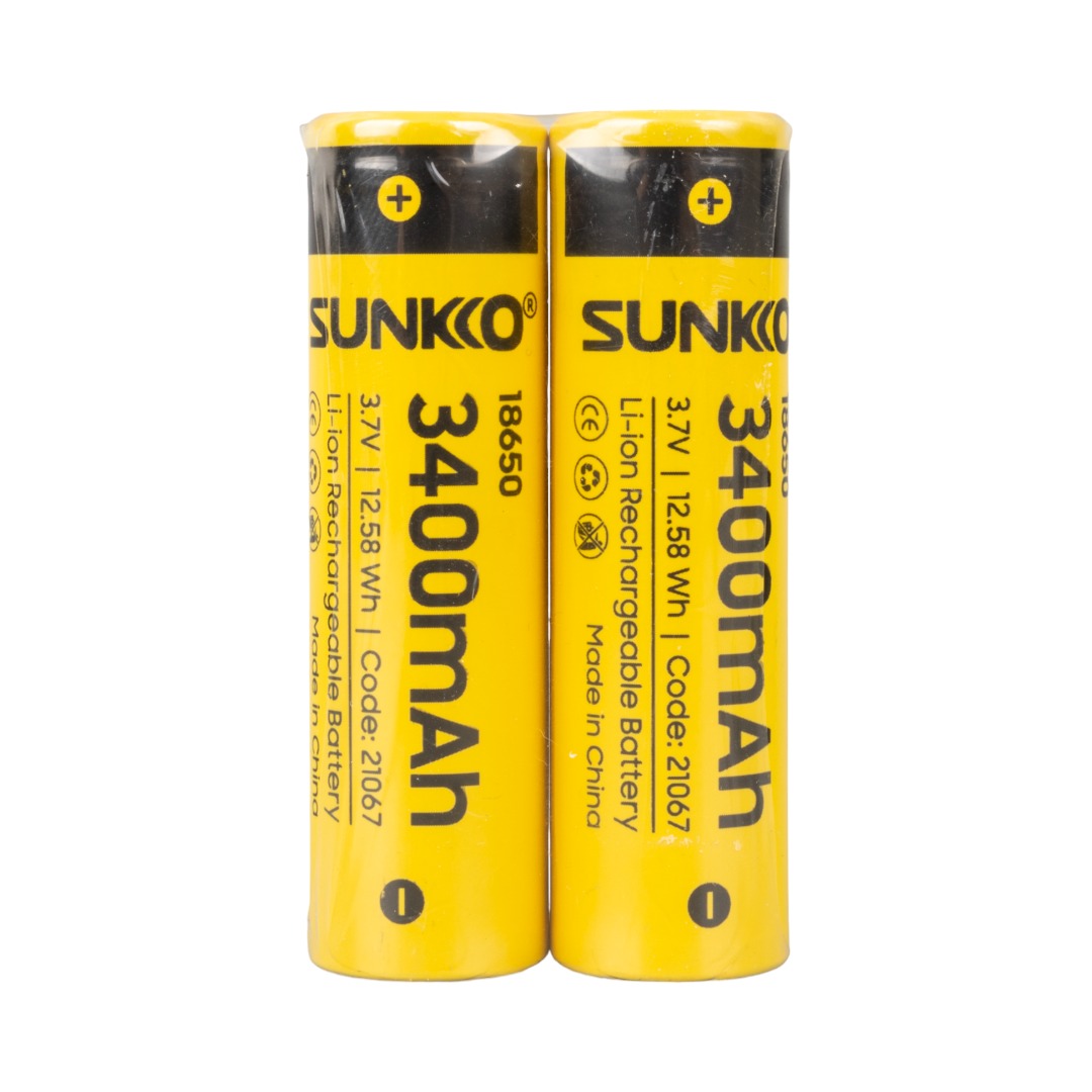SUNKKO 3.7 VOLT 3400 MAH 18650 ŞARJ EDİLEBİLİR PİL (TEKLİ) (4707) SUNKKO 3.7 VOLT 3400 MAH 18650 ŞARJ EDİLEBİLİR PİL (TEKLİ) (4707)