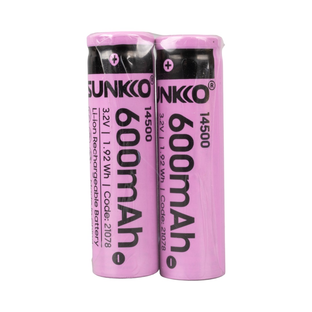 SUNKKO IFR 3.2 VOLT 600 MAH 14500 ŞARJ EDİLEBİLİR PİL (TEKLİ) (4707) SUNKKO IFR 3.2 VOLT 600 MAH 14500 ŞARJ EDİLEBİLİR PİL (TEKLİ) (4707)