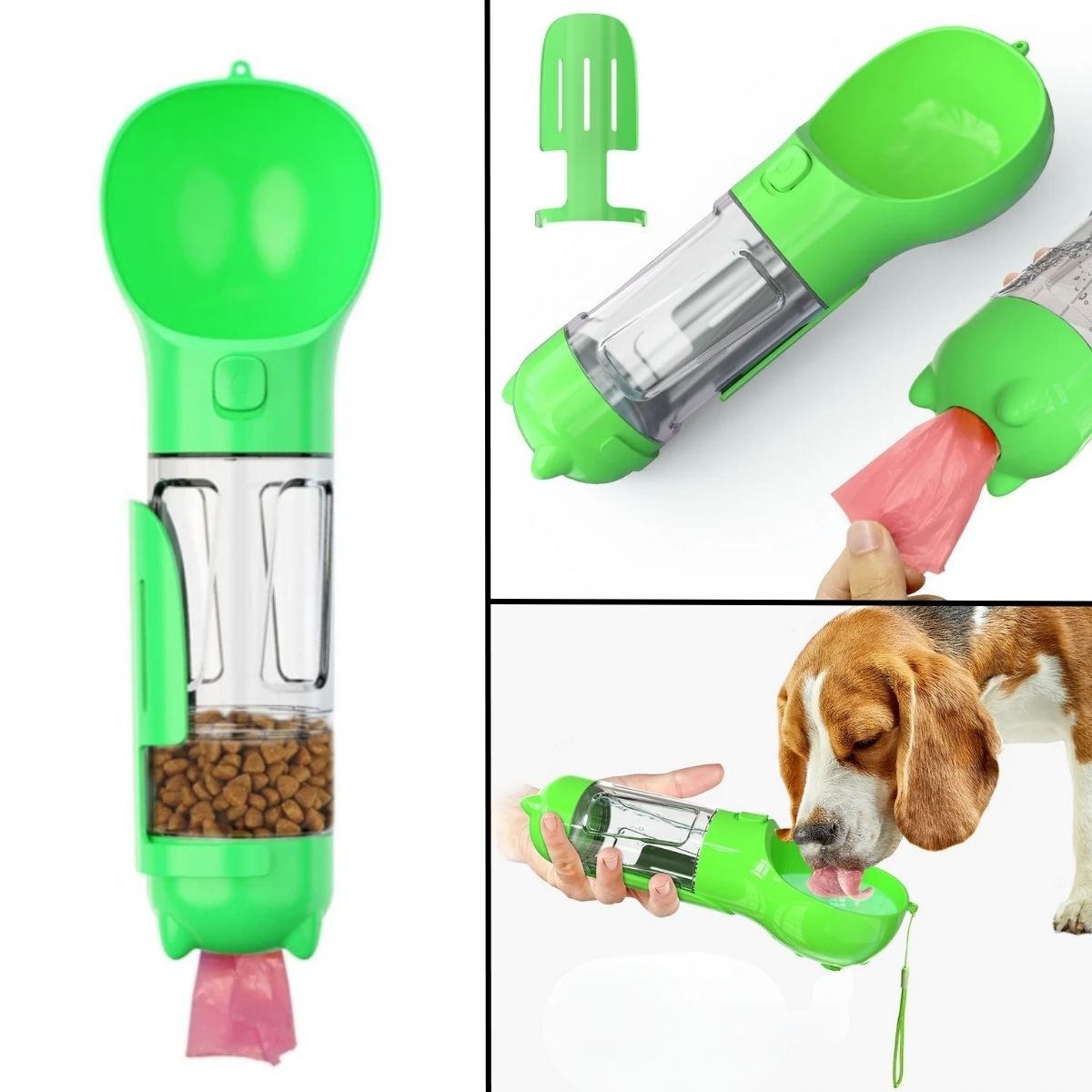 Taşınabilir Hazneli Mama Kaplı ,Kaka Poşetli Kedi,Köpek Suluğu-300ml (4707) Taşınabilir Hazneli Mama Kaplı ,Kaka Poşetli Kedi,Köpek Suluğu-300ml (4707)