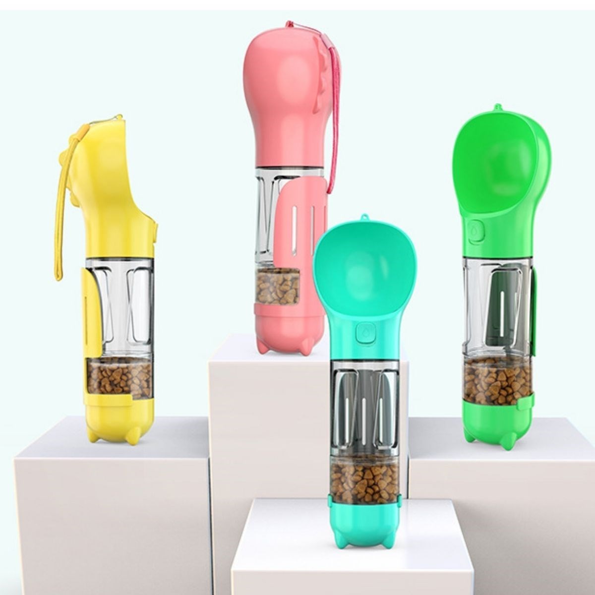 Taşınabilir Hazneli Mama Kaplı ,Kaka Poşetli Kedi,Köpek Suluğu-300ml (4707) Taşınabilir Hazneli Mama Kaplı ,Kaka Poşetli Kedi,Köpek Suluğu-300ml (4707)