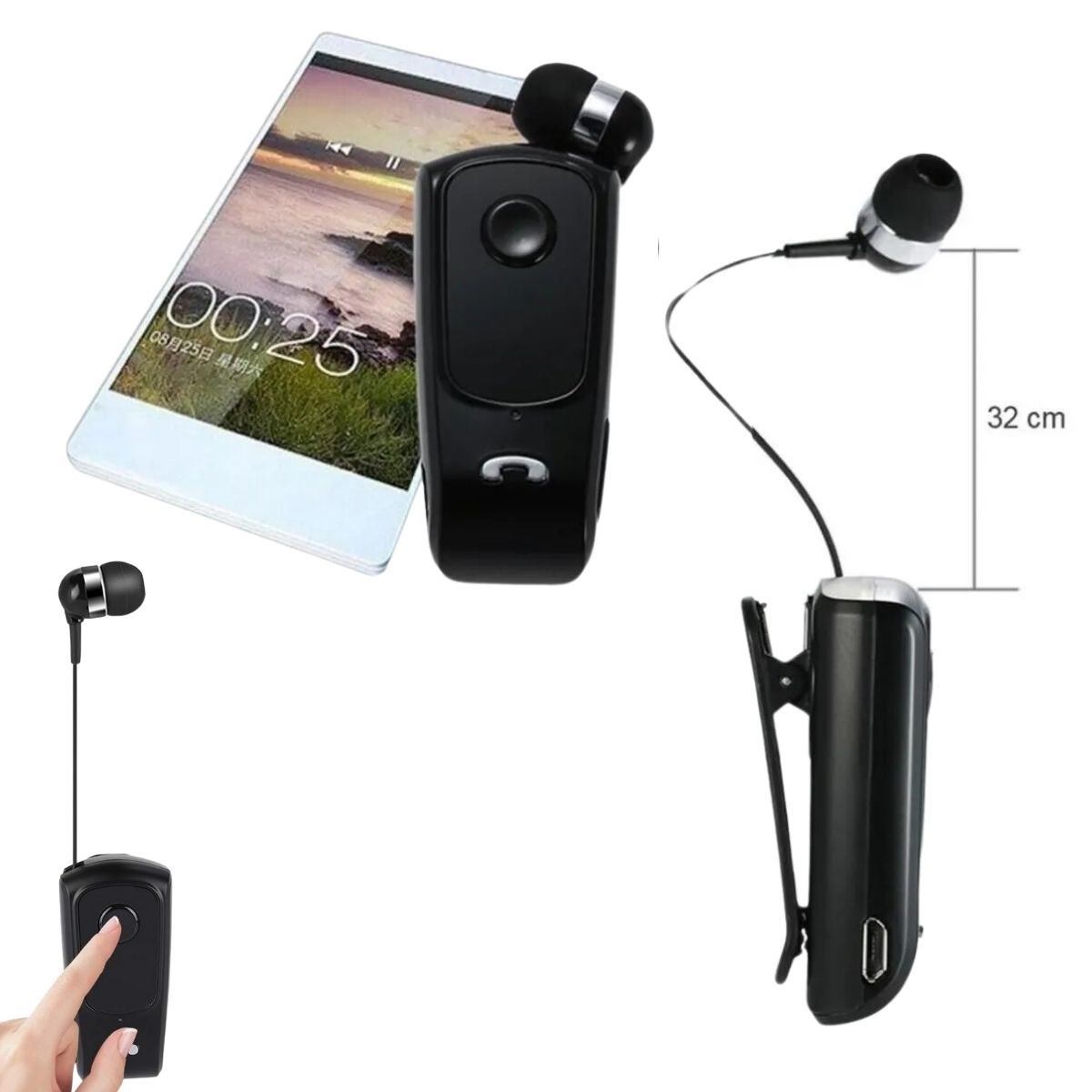 Telefon Bağlantılı Makaralı Kulaklıklı Bluetooth Kulaklık (4707) Telefon Bağlantılı Makaralı Kulaklıklı Bluetooth Kulaklık (4707)