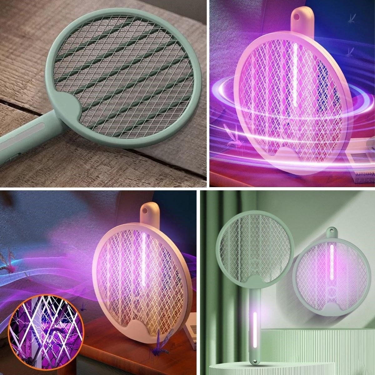 Tenis Raketi Tipi Masaüstü Olabilen Gece Lambalı Sinek Kovucu,Öldürücü Raket (4707) Tenis Raketi Tipi Masaüstü Olabilen Gece Lambalı Sinek Kovucu,Öldürücü Raket (4707)