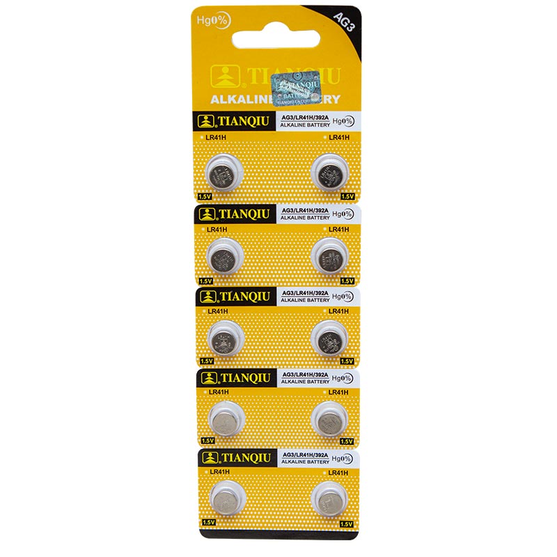 TIANQIU AG3 LR41 ALKALİN SAAT PİLİ 10LU PAKET *OXFORD (4707) TIANQIU AG3 LR41 ALKALİN SAAT PİLİ 10LU PAKET *OXFORD (4707)