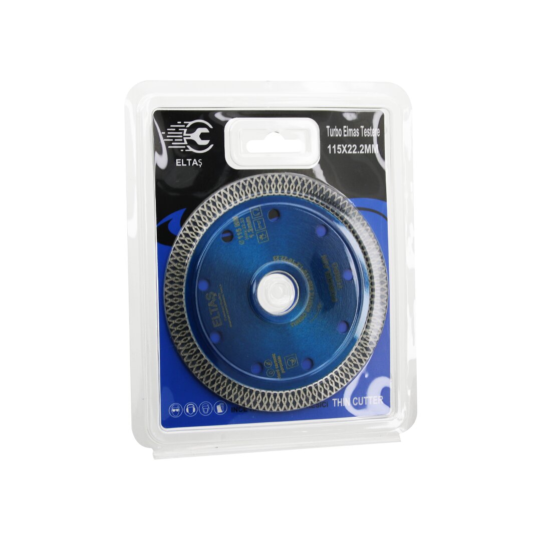 TURBO ELMAS MERMER KESİCİ DİSK 115MMX22.2MM İNCE HASSAS TESTERE 1.2MM (4707) TURBO ELMAS MERMER KESİCİ DİSK 115MMX22.2MM İNCE HASSAS TESTERE 1.2MM (4707)