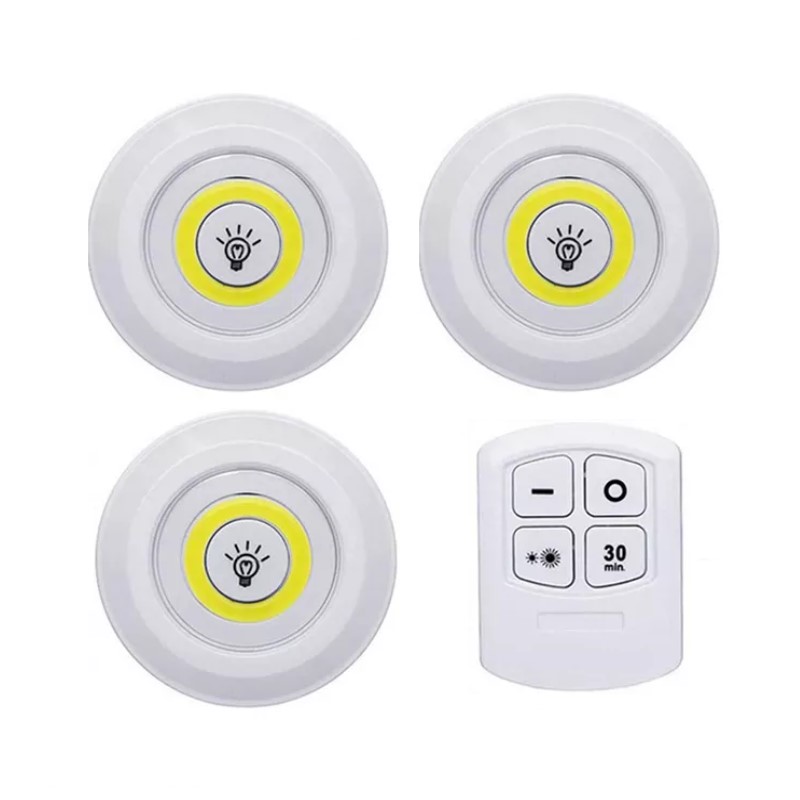 ÜÇLÜ KUMANDALI PİLLİ DOKUNMATİK PORTATİF COB LED IŞIK AYDINLATMA (4707) ÜÇLÜ KUMANDALI PİLLİ DOKUNMATİK PORTATİF COB LED IŞIK AYDINLATMA (4707)