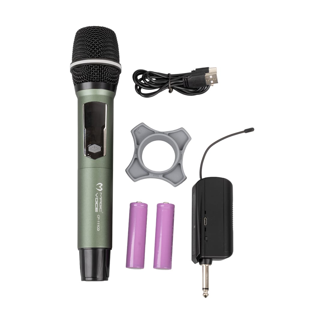 UHF EKRANLI 1 EL KABLOSUZ TELSİZ MİKROFON CP-111 (4707) UHF EKRANLI 1 EL KABLOSUZ TELSİZ MİKROFON CP-111 (4707)
