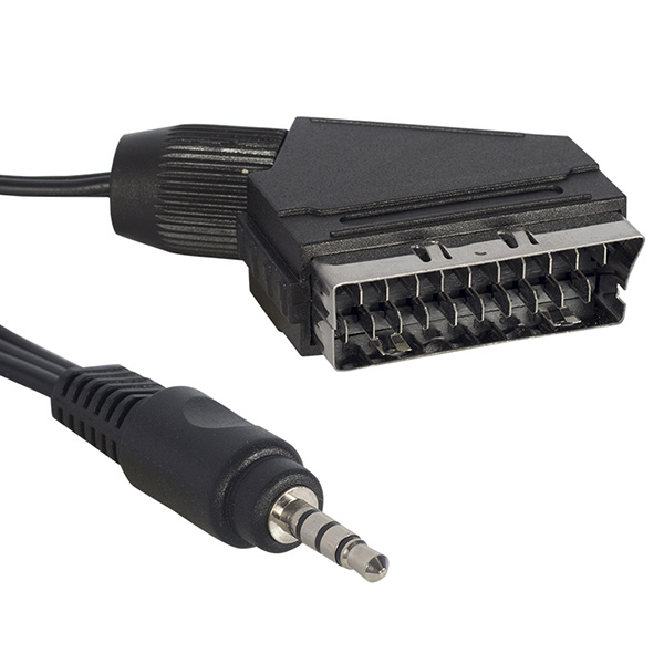 UYDU ALICISI AV KABLO 3.5 MM ST ERKEK/SCART KABLO 1.2 METRE KISA JACK (TİVİBULAR İÇİN) (4707) UYDU ALICISI AV KABLO 3.5 MM ST ERKEK/SCART KABLO 1.2 METRE KISA JACK (TİVİBULAR İÇİN) (4707)