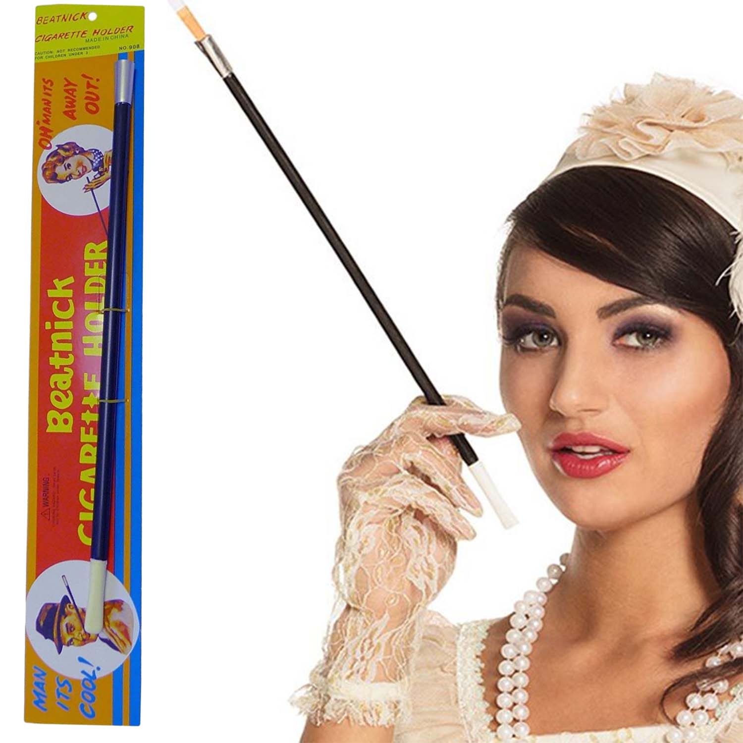 Uzun Sigara Ağızlık 70li 80li 90lı Yıllar Retro Parti 30 cm (4707) Uzun Sigara Ağızlık 70li 80li 90lı Yıllar Retro Parti 30 cm (4707)