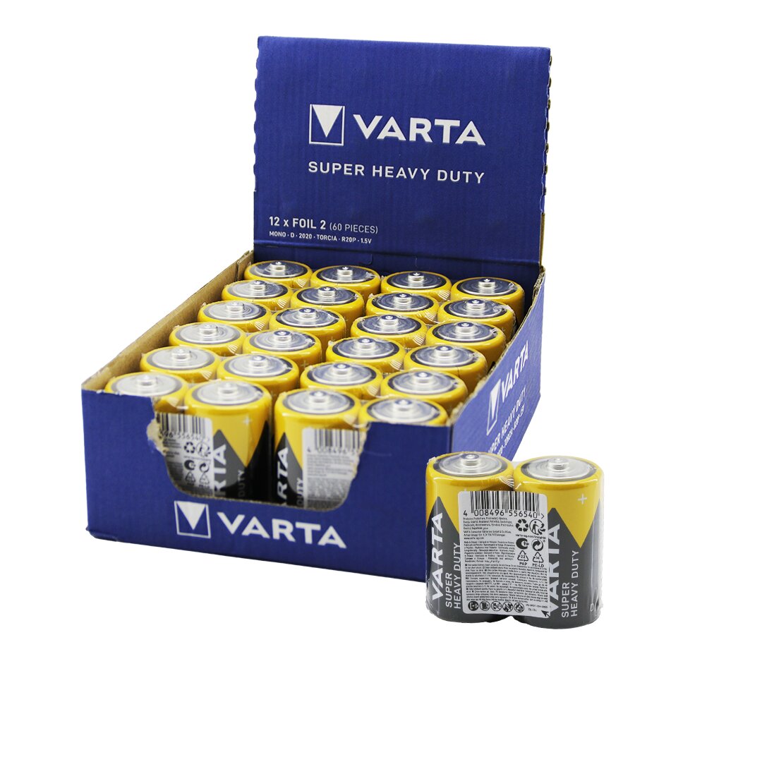 VARTA BÜYÜK PİL D 24PCS (4707) VARTA BÜYÜK PİL D 24PCS (4707)