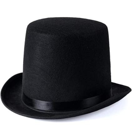 Yetişkinler İçin Siyah Renk Ringmaster Sihirbaz Şapkası Fötr Şapka 12 cm (4707) Yetişkinler İçin Siyah Renk Ringmaster Sihirbaz Şapkası Fötr Şapka 12 cm (4707)