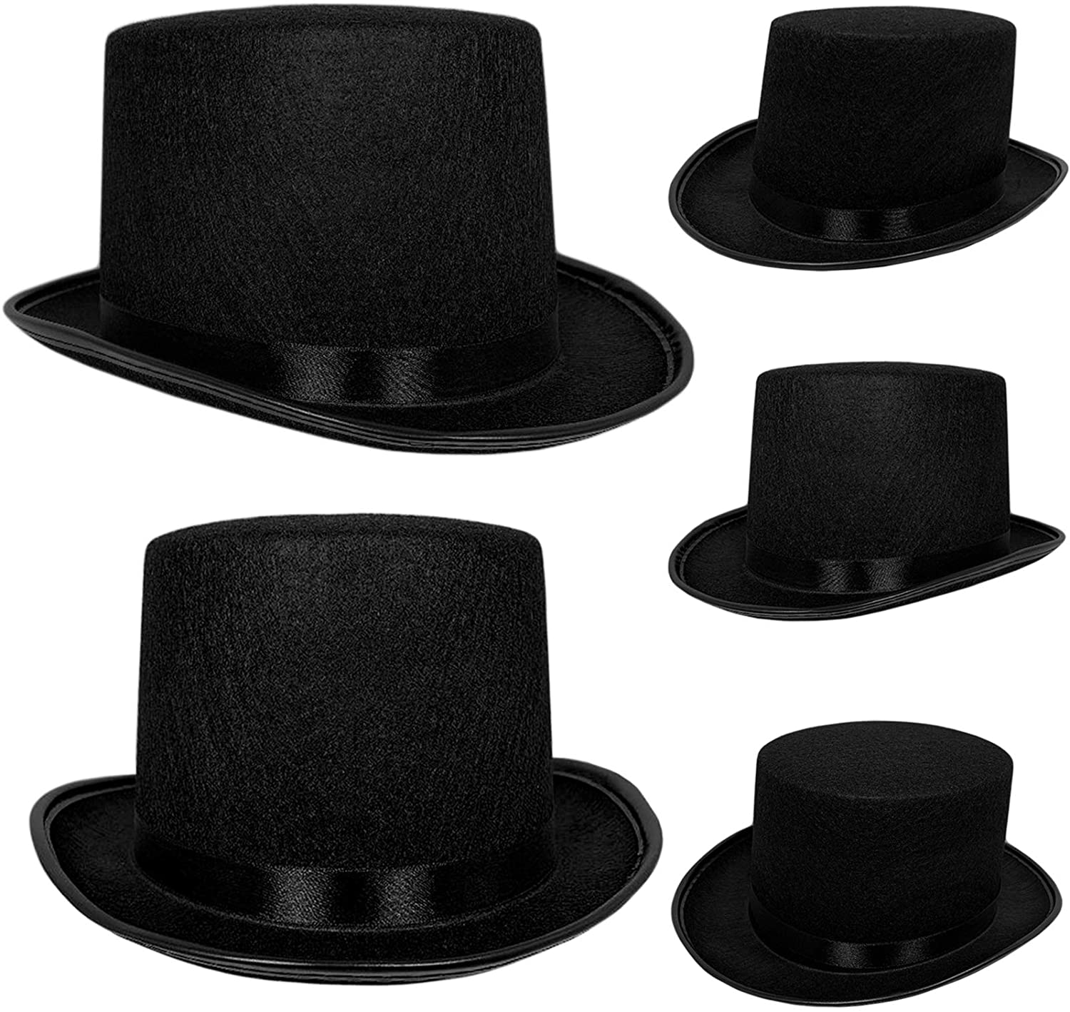 Yetişkinler İçin Siyah Renk Ringmaster Sihirbaz Şapkası Fötr Şapka 12 cm (4707) Yetişkinler İçin Siyah Renk Ringmaster Sihirbaz Şapkası Fötr Şapka 12 cm (4707)