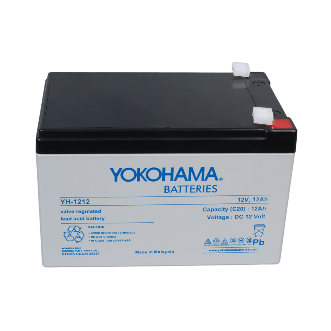 YOKOHAMA YH-1212 12 VOLT - 12 AMPER KURU AKÜ (151 X 98 X 95 MM) (4707) YOKOHAMA YH-1212 12 VOLT - 12 AMPER KURU AKÜ (151 X 98 X 95 MM) (4707)
