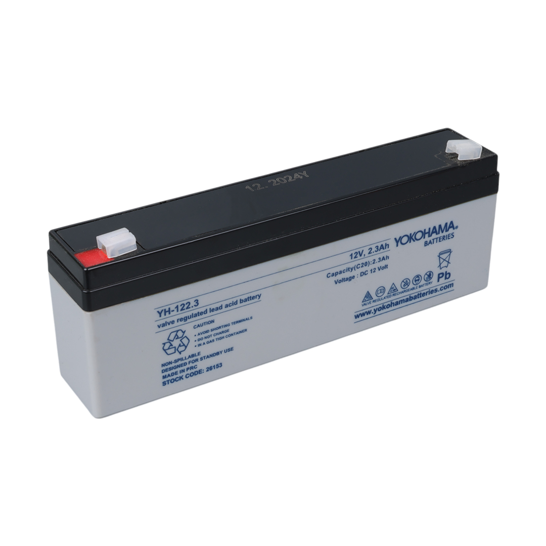 YOKOHAMA YH-122.3 12 VOLT - 2.3 AMPER YATIK UZUN AKÜ (176 X 61 X 33 MM) (4707) YOKOHAMA YH-122.3 12 VOLT - 2.3 AMPER YATIK UZUN AKÜ (176 X 61 X 33 MM) (4707)
