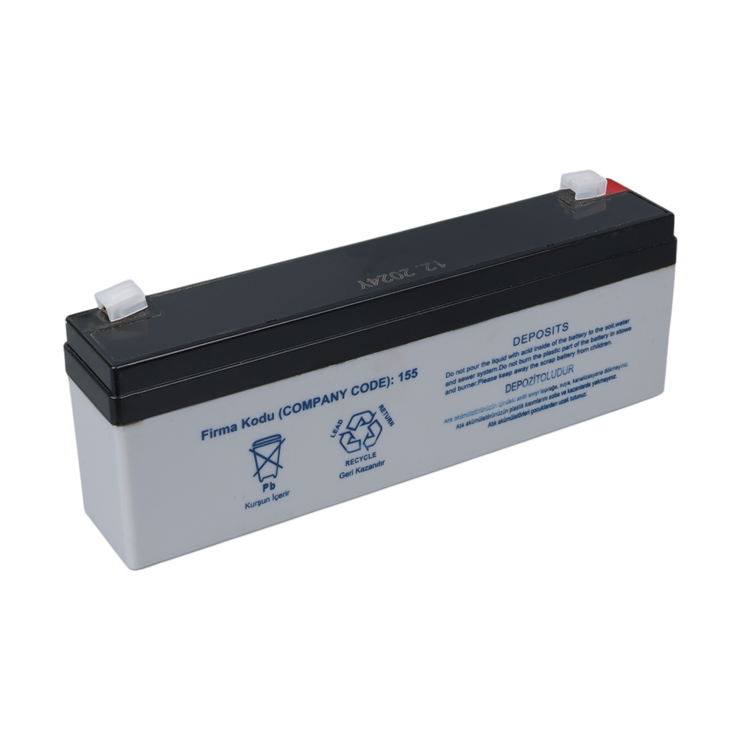YOKOHAMA YH-122.3 12 VOLT - 2.3 AMPER YATIK UZUN AKÜ (176 X 61 X 33 MM) (4707) YOKOHAMA YH-122.3 12 VOLT - 2.3 AMPER YATIK UZUN AKÜ (176 X 61 X 33 MM) (4707)