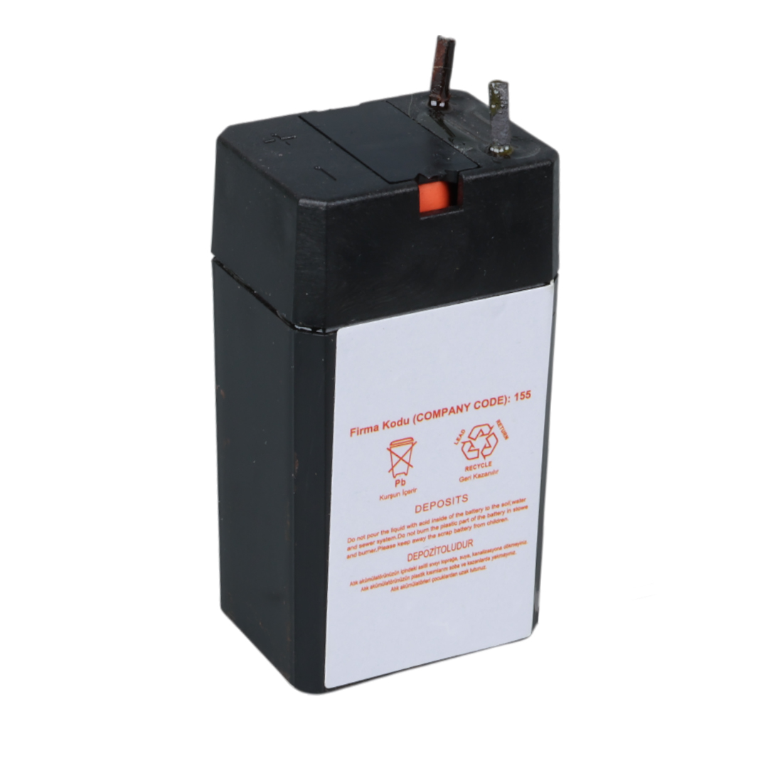 YOKOHAMA YH-40.3 4 VOLT - 0.3 AMPER KURU AKÜ (4707) YOKOHAMA YH-40.3 4 VOLT - 0.3 AMPER KURU AKÜ (4707)
