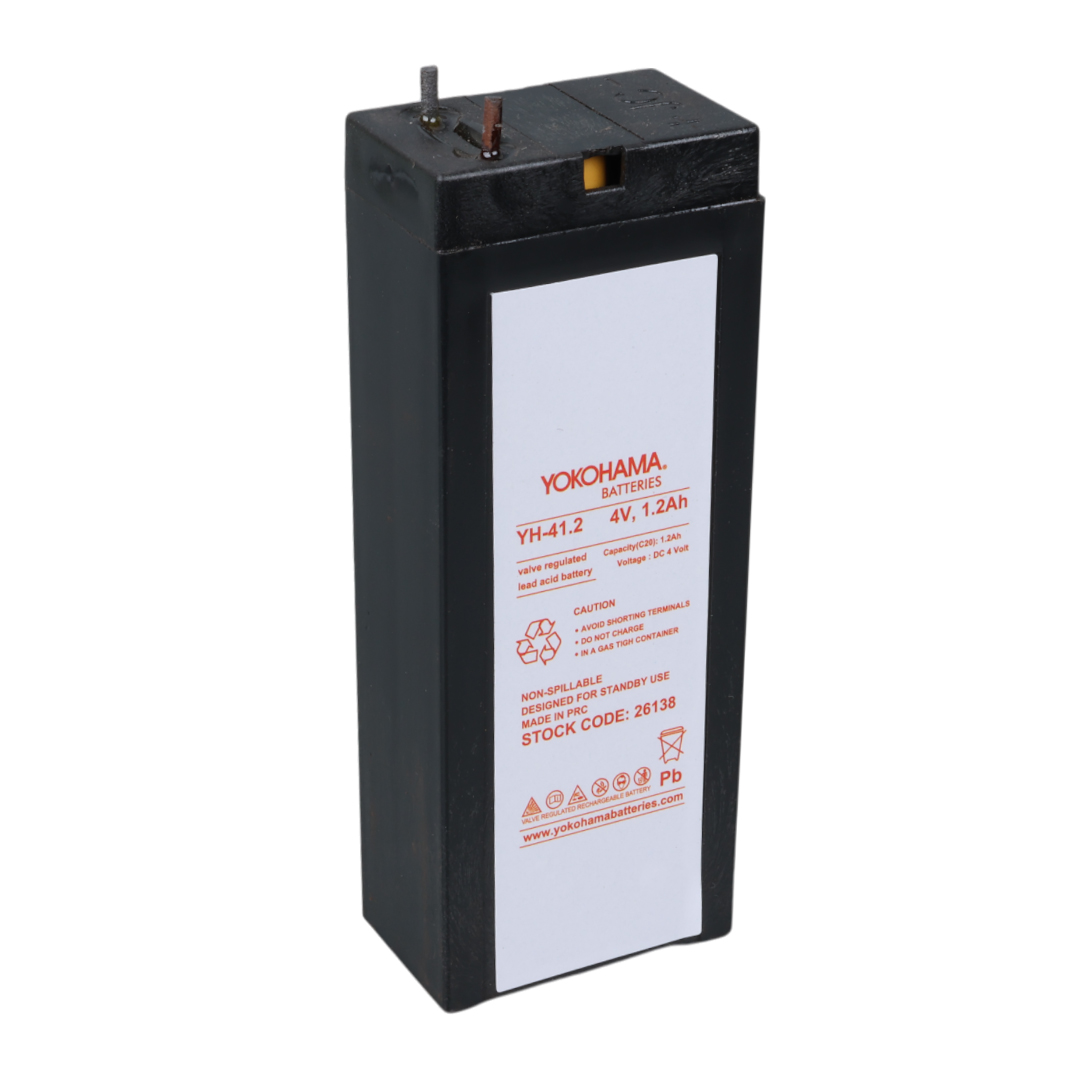 YOKOHAMA YH-41.2 4 VOLT - 1.2 AMPER KURU AKÜ (35.2 X 22 X 91 MM) (4707) YOKOHAMA YH-41.2 4 VOLT - 1.2 AMPER KURU AKÜ (35.2 X 22 X 91 MM) (4707)