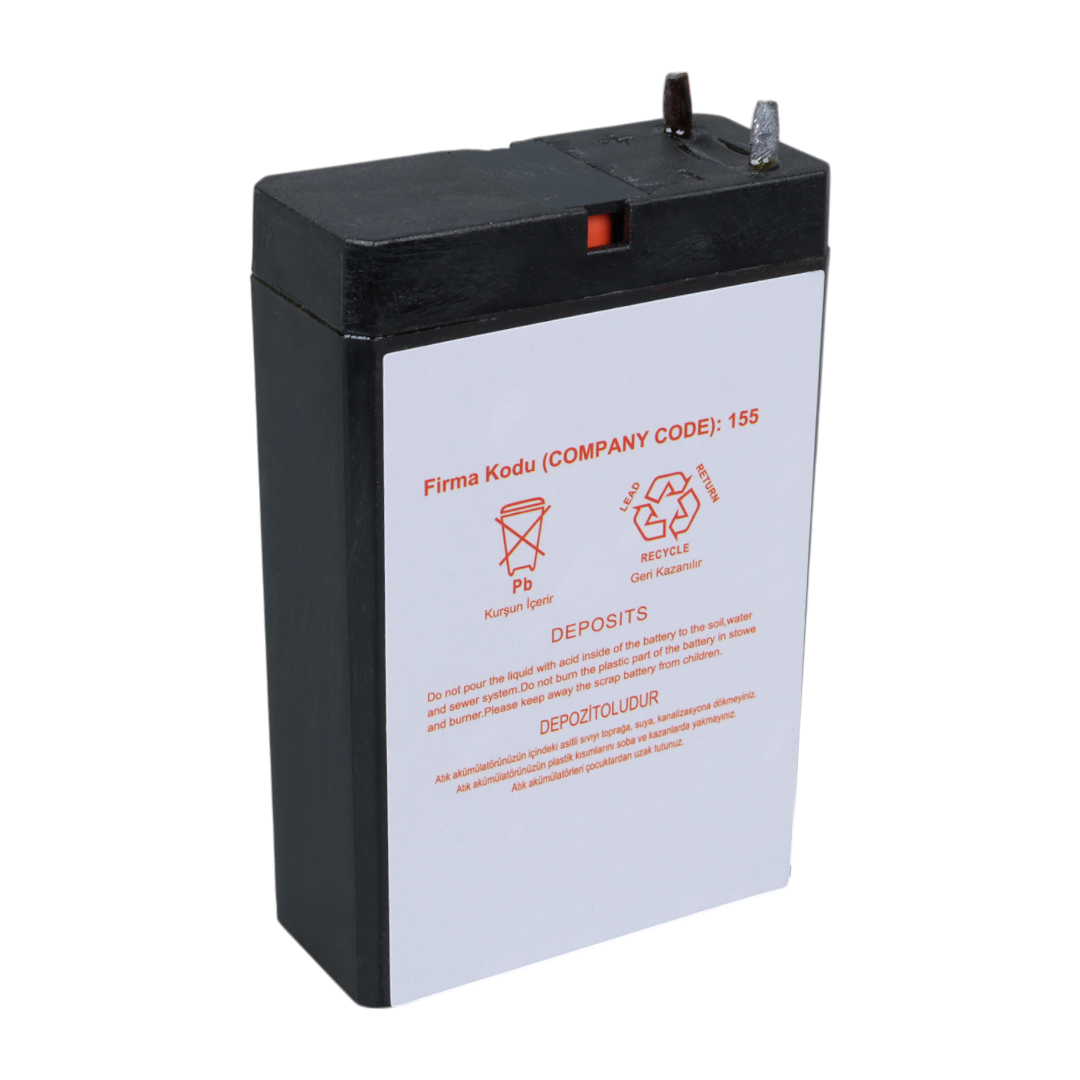 YOKOHAMA YH-41.8 4 VOLT - 1.8 AMPER KURU AKÜ (50 X 76 X 22 MM) (4707) YOKOHAMA YH-41.8 4 VOLT - 1.8 AMPER KURU AKÜ (50 X 76 X 22 MM) (4707)