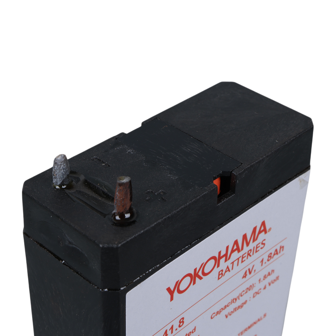 YOKOHAMA YH-41.8 4 VOLT - 1.8 AMPER KURU AKÜ (50 X 76 X 22 MM) (4707) YOKOHAMA YH-41.8 4 VOLT - 1.8 AMPER KURU AKÜ (50 X 76 X 22 MM) (4707)