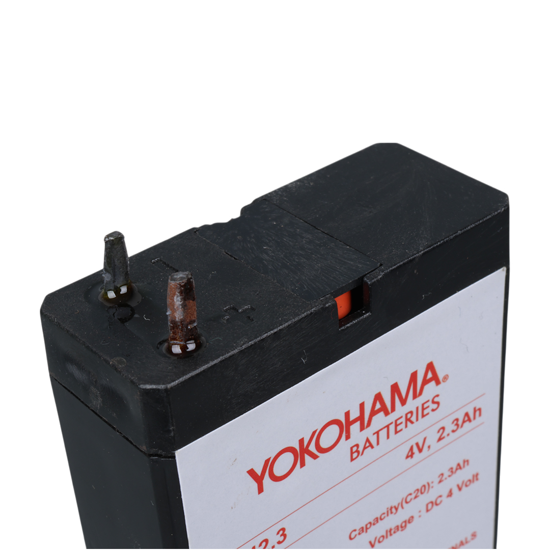 YOKOHAMA YH-42.3 4 VOLT - 2.3 AMPER KURU AKÜ (50 X 100 X 22 MM) (4707) YOKOHAMA YH-42.3 4 VOLT - 2.3 AMPER KURU AKÜ (50 X 100 X 22 MM) (4707)