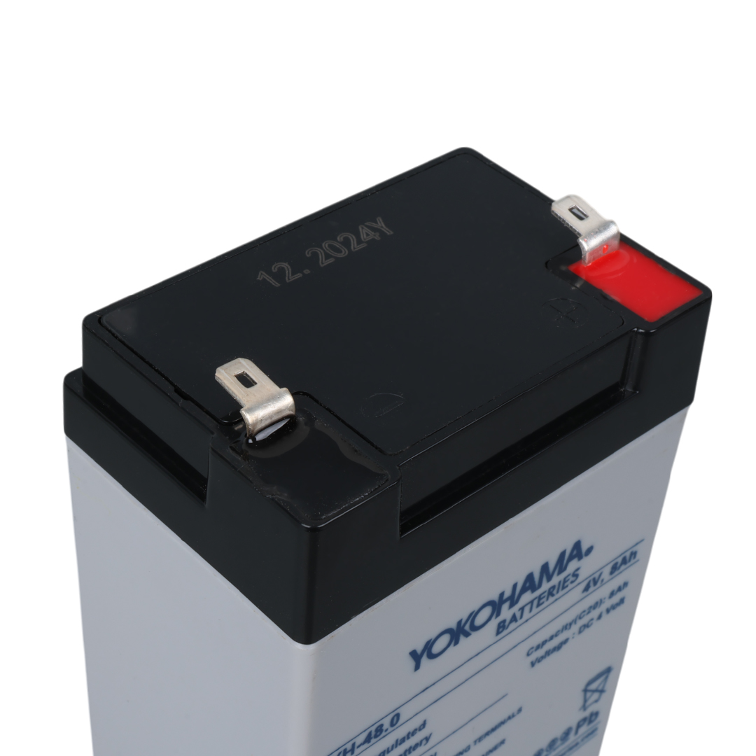 YOKOHAMA YH-48.0 4 VOLT - 8 AMPER KURU AKÜ (68 X 45 X 95 MM) (4707) YOKOHAMA YH-48.0 4 VOLT - 8 AMPER KURU AKÜ (68 X 45 X 95 MM) (4707)