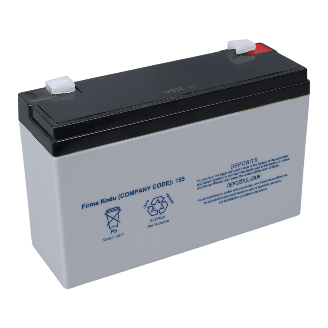YOKOHAMA YH-612 6 VOLT - 12 AMPER KURU AKÜ (150 X 50 X 94 MM) (4707) YOKOHAMA YH-612 6 VOLT - 12 AMPER KURU AKÜ (150 X 50 X 94 MM) (4707)