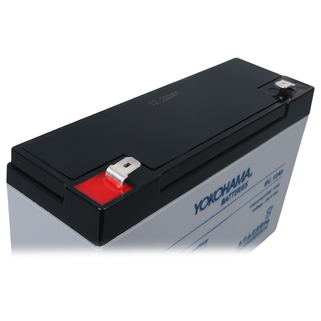 YOKOHAMA YH-612 6 VOLT - 12 AMPER KURU AKÜ (150 X 50 X 94 MM) (4707) YOKOHAMA YH-612 6 VOLT - 12 AMPER KURU AKÜ (150 X 50 X 94 MM) (4707)
